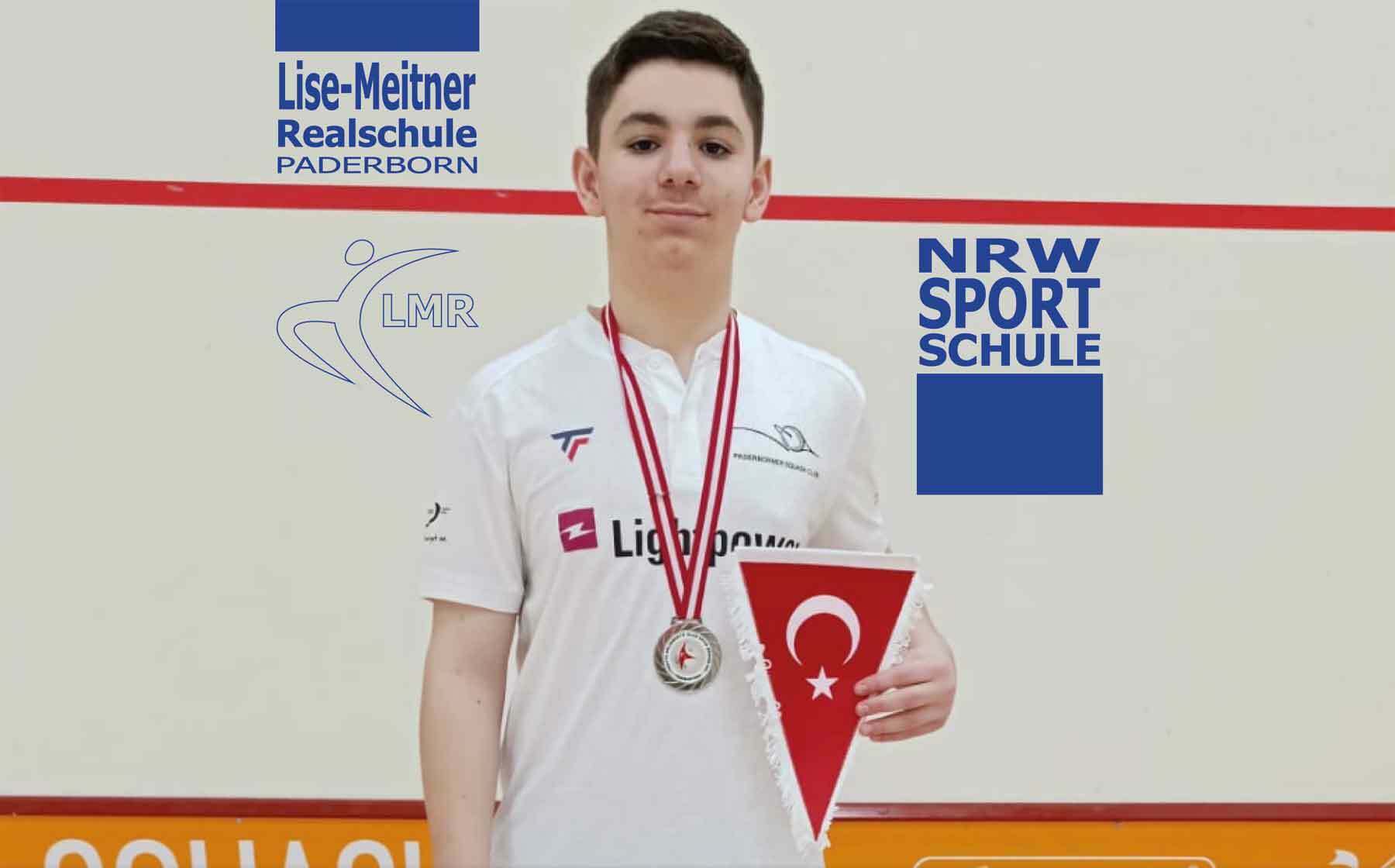 Türkischer Squash-Vize-Meister NRW Sportschule Paderborn