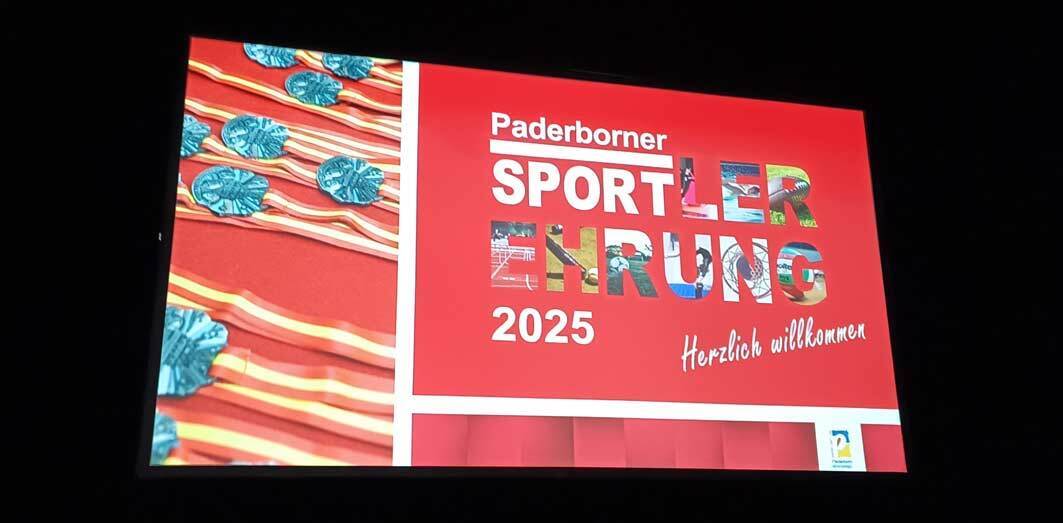 NRW Sportschule Sportlerehrung Paderborn